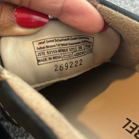 JOSEF SEIBEL STEFFI 59 Sneakers Size 38 EU 7/7.5 US Navy Blue - Picture 7 of 8